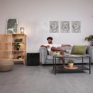 CECOTEC  Μίνι Ψυγείο GrandCooler 20000L SilentCompress Μαύρο, Ανοξείδωτο Ατσάλι, 46L, 48.7x48cm, Αναστρέψιμη Πόρτα, Ενεργειακή Κ