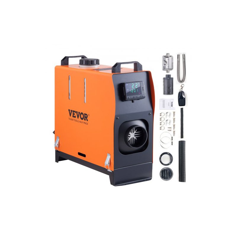 VEVOR Θερμαντήρας Diesel 12V 5KW με Τηλεχειριστήριο για Αυτοκίνητο/RV/Εσωτερικούς Χώρους ZCJRQLS12V5KW4YOPV9