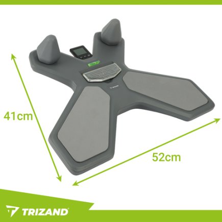 Trizand Πολυλειτουργική Σανίδα Ισορροπίαςμε Μετρητή, Αναστρέψιμο Πάνελ για Προπόνηση Κοιλιακών 26946