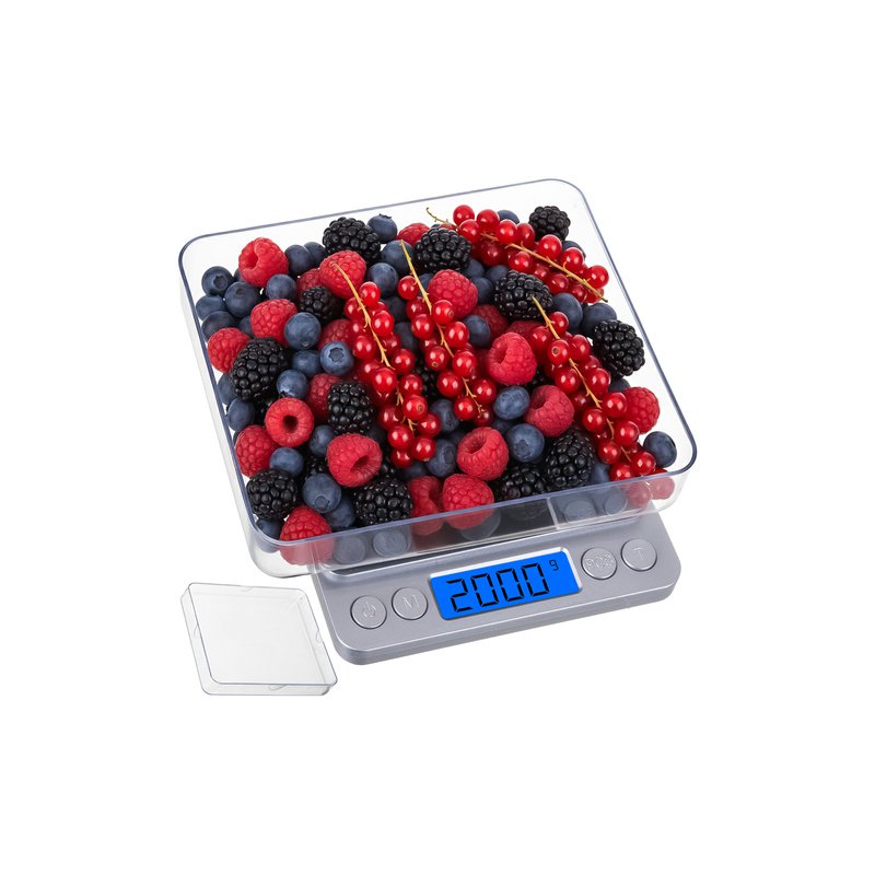 Ruhhy Ζυγαριά Κουζίνας LCD Ακριβείας μέχρι 2kg με 2 Μπολ 26507