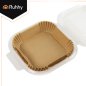 Ruhhy Πακέτο 100 τμχ Αντικολλητικό Χαρτί για Air Fryer 16x16cm 26955