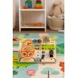 Ecotoys Ξύλινος Πίνακας με Τιμόνι Αυτοκινήτου 14 Στοιχείων LED Δημιουργικής Απασχόλησης για Παιδιά 3 ετών και άνω HM328236