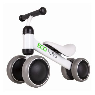 ECOTOYS Ποδήλατο Ισορροπίας Εκμάθησης για Παιδιά Λευκό JM-118-White