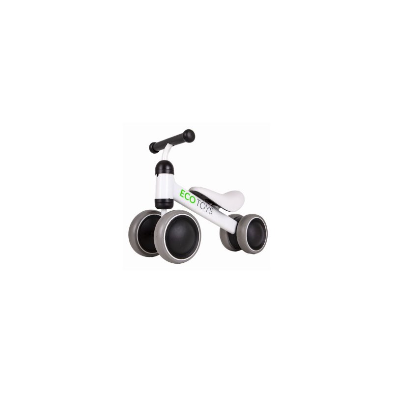 ECOTOYS Ποδήλατο Ισορροπίας Εκμάθησης για Παιδιά Λευκό JM-118-White
