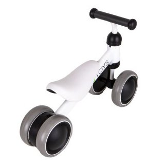 ECOTOYS Ποδήλατο Ισορροπίας Εκμάθησης για Παιδιά Λευκό JM-118-White
