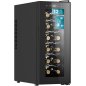 Συντηρητής Κρασιών 12 Φιαλών με LED Φωτισμό Bolero GrandSommelier 1250 CoolCrystal CEC-100098 Cecotec
