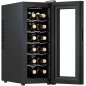 Συντηρητής Κρασιών 12 Φιαλών με LED Φωτισμό Bolero GrandSommelier 1250 CoolCrystal CEC-100098 Cecotec