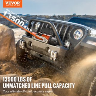 Ηλεκτρικό Βίντσι VEVOR 13,500 lb με Συνθετικό Σχοινί και Αδιάβροχο Τηλεχειριστήριο DDHCSJPYXWXYBQ8X5V9