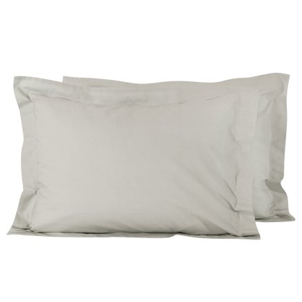 DAS HOME Σετ 2 τμχ Μαξιλαροθήκες Ice Grey 1020 - Απαλοί Γκρι Τόνοι 533400001020