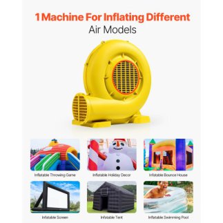 VEVOR Φυσητήρας Φουσκωτού 0.8&1HP 750W για Επαγγελματική Χρήση QMFJ680W2D3M1ADWMV2