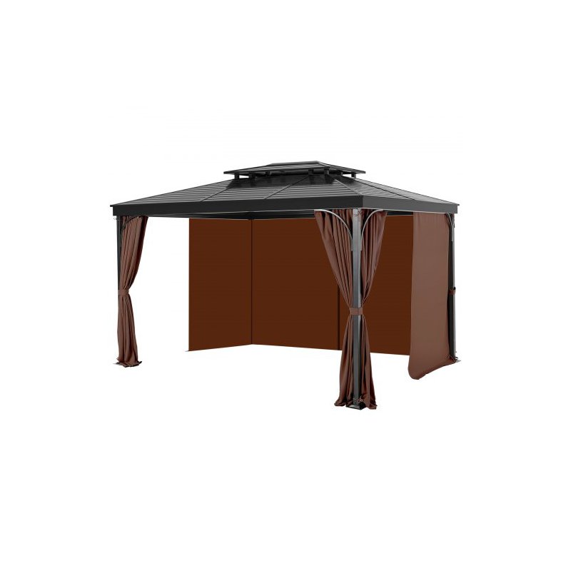 VEVOR Καφές Αδιάβροχες Κουρτίνες Κιόσκι 12' x 12' x 6.9' SMLTCL12FT12TZJSLV0 VEVOR Καφές Αδιάβροχες Κουρτίνες Κιόσκι 12' x 12' x 6.9' SMLTCL12FT12TZJSLV0