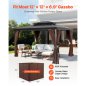 VEVOR Καφές Αδιάβροχες Κουρτίνες Κιόσκι 12' x 12' x 6.9' SMLTCL12FT12TZJSLV0 VEVOR Καφές Αδιάβροχες Κουρτίνες Κιόσκι 12' x 12' x 6.9' SMLTCL12FT12TZJSLV0
