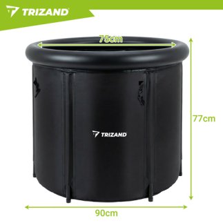 Trizand Φορητό Βαρέλι Αποκατάστασης 320L για Παγοθεραπεία & Ζεστό Μπάνιο 3 με Αξεσουάρ 26799
