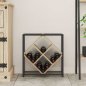 vidaXL Ραφιέρα Κρασιών Sonoma Δρυς 51x18x52,5 εκ Μελαμίνη 868220