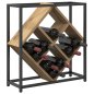 vidaXL Επιτοίχια Ξύλινη Οινοθήκη από Δρυ 51x18x52,5 cm 868224