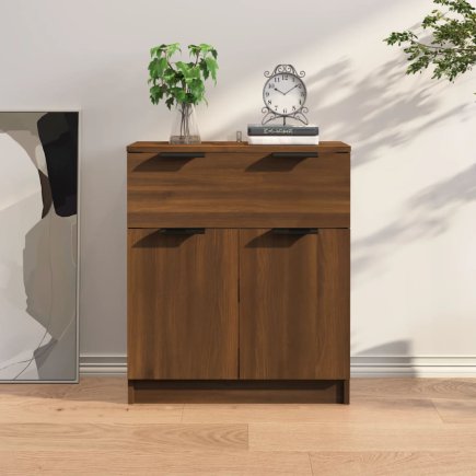 vidaXL Κλασική Συρταριέρα από Καφέ Δρυ 60x30x70 εκ, από Συνθετικό Ξύλο 816993