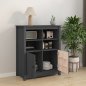 vidaXL Γκρι Μπουφές από Μασίφ Ξύλο Πεύκου 83x41,5x100 εκ 821514