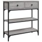 vidaXL Γκρι Κονσόλα Τραπέζι Sonoma 72,5x25x75 εκ. Από Συνθετικό Ξύλο 834188