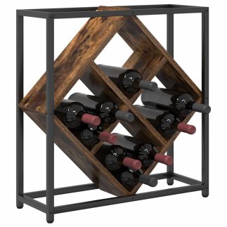 vidaXL Ράφι Κρασιών 51x18x52,5 εκ. Συνθετικό Ξύλο 868221