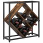 vidaXL Ράφι Κρασιών 51x18x52,5 εκ. Συνθετικό Ξύλο 868221