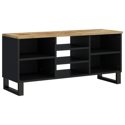 vidaXL Ντουλάπι Τηλεόρασης 100x33x46 εκ. από Μασίφ Ξύλο Μάνγκο & Κατεργασμένο Ξύλο 351966