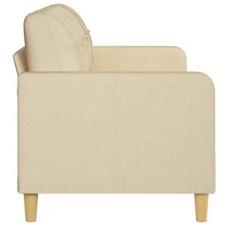 vidaXL Καναπές-Κρεβάτι 3 Θέσεων από Κρεμ Ύφασμα 180 cm 359101