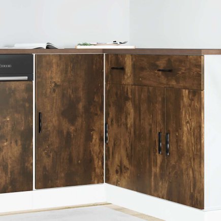 vidaXL Ντουλάπι βάσης νεροχύτη "Lyon" 80x46x81.5εκ. από Συνθετικό Ξύλο 854293