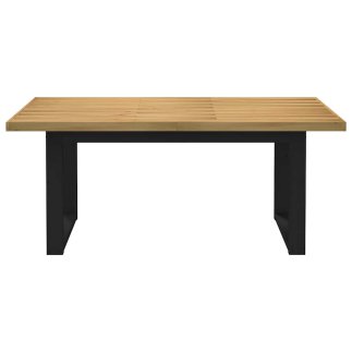 vidaXL Τραπέζι Φαγητού NOAIN με Πόδια U Σχήματος 180x90x75 εκ από Μασίφ Ξύλο Πεύκου 3328259