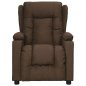 vidaXL Πολυθρόνα Relax με Υποπόδιο Καφέ 72.5x96x99.5cm 3093427