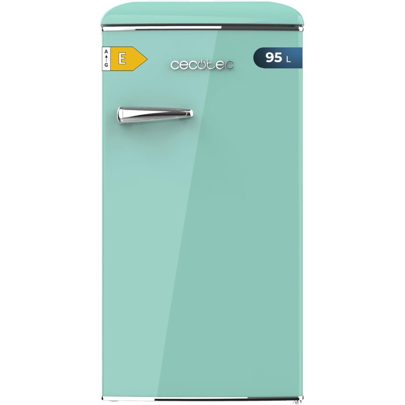 Μίνι Ψυγείο Ρετρό 95L με Κατάψυξη Icebox & Ρυθμιζόμενη Θερμοκρασία Green CEC-00262 Cecotec