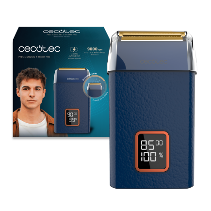 Cecotec Τρίμερ PrecisionCare X-Trimm Pro με Κινητήρα 9000 RPM, 3 Ταχύτητες, Αιχμηρές Τιτανίου Λεπίδες, LED Οθόνη, Αυτονομία 2 Ωρ