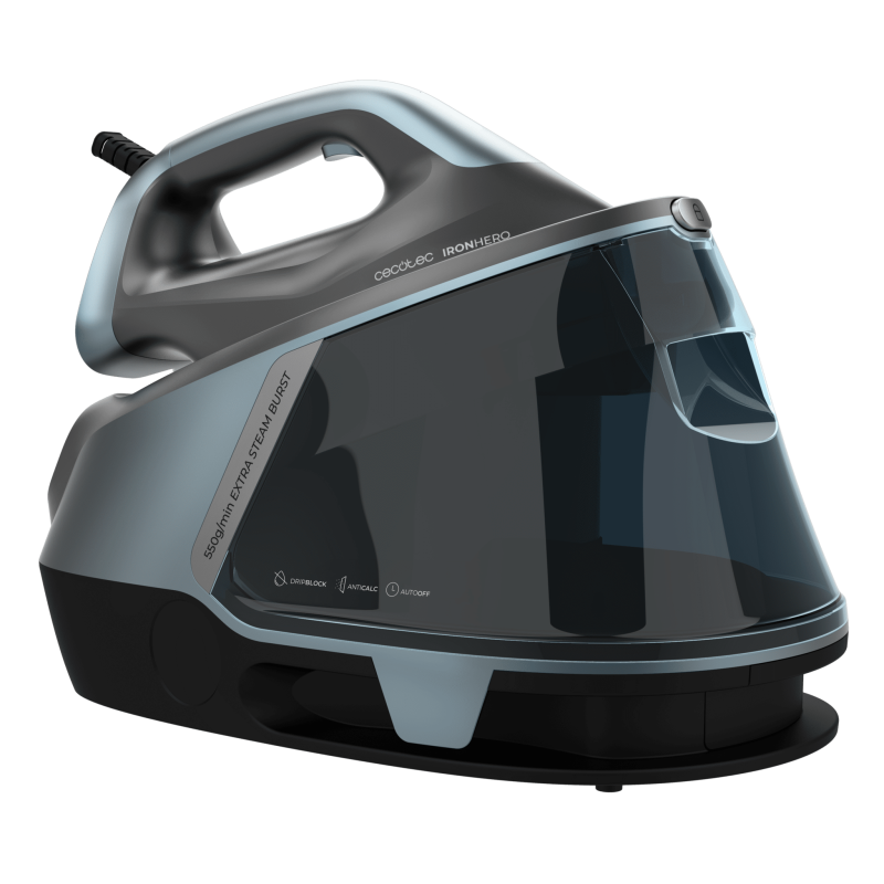 Cecotec Σύστημα Σιδερώματος με Ατμό IronHero H-2800 με Κεραμική Πλάκα Turbo Slide, 2800 W CEC-104490