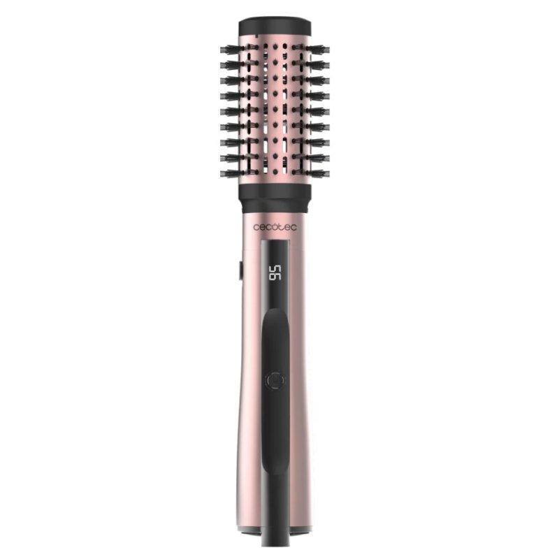 Cecotec Κεραμική Βούρτσα 3 σε 1 AirBrush, 1200 W Ιονική Βούρτσα, 3 Ταχύτητες, 3 Θερμοκρασίες, Μεταλλικό Ροζ CEC-116275