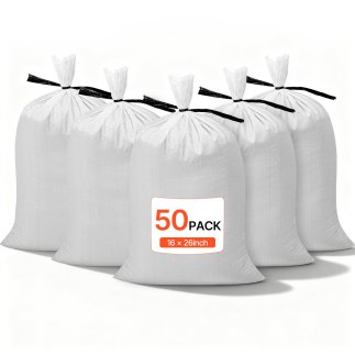 VEVOR Ανθεκτικά Σακιά Άμμου 40x66 cm με Δέσιμο, Αντοχή 22,6 kg JBXSD16INCH2AN6CX001V0