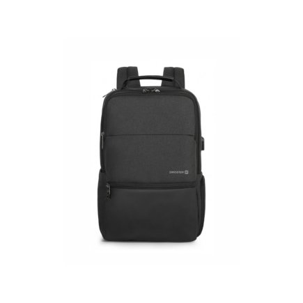 SWISSTEN Σακίδιο Πλάτης για Laptop 15,6", Μαύρο 8595217478169