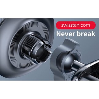 SWISSTEN Μαγνητική Βάση Αυτοκινήτου με Ασύρματη Φόρτιση, 15W 8595217479753