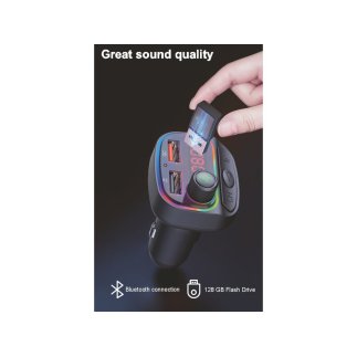 SWISSTEN Πομπός FM transmitter RGB 8595217491175