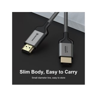 SWISSTEN Καλώδιο HDMI 2 μέτρα σε HDMI 4K 60Hz 8595217484634