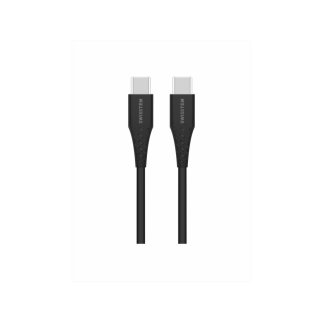SWISSTEN Καλώδιο Δεδομένων TPE USB-C/USB-C Power Delivery 5A (100 W) 1,5 m, Μαύρο 8595217487109