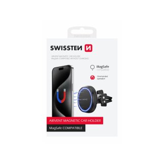 SWISSTEN Μαγνητική Βάση Αυτοκινήτου MagStick Compact (Συμβατή με MagSafe) 8595217484801