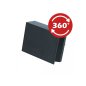 SWISSTEN Λεπτός Ταξιδιωτικός Φορτιστής, 3A, 2xUSB + Καλώδιο USB/USB-C Μαύρο 8595217463288