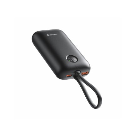 SWISSTEN Φορητός Φορτιστής Voltbox 35 W 10,000 mAh με Ενσωματωμένα Καλώδια USB-C και Lightning 8595217490550