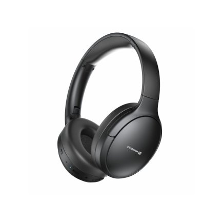 SWISSTEN Ασύρματα Ακουστικά Bluetooth ANC Pure, Μαύρο 8595217488359