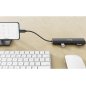 SWISSTEN Πολυαντάπτορας USB-C 7 σε 1 (USB-C 100W, HDMI 4K, 1x USB-A 3.0, 2x USB-A 2.0, SD, MICRO SD) σε Αλουμινένια Κατασκευή 85