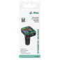 iPEAX FM Transmitter Bluetooth 5.3 Handsfree Αυτοκινήτου & Φορτιστής 15.5W με Οθόνη LED & RGB LED Φωτισμό & 2 USB 8595217492189