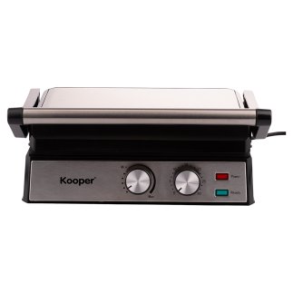 Kooper Ηλεκτρική γκριλιέρα με διπλή σχάρα 2000W άνοιγμα 180 μοιρών Kooper 5925655