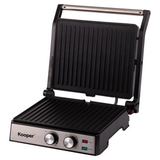 Kooper Ηλεκτρική γκριλιέρα με διπλή σχάρα 2000W άνοιγμα 180 μοιρών Kooper 5925655