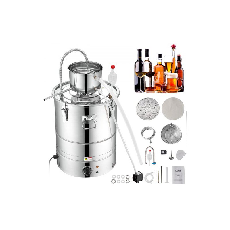 VEVOR Αποστακτήρας Αιθέριων Ελαίων 13L με Θάμπερ & Αντλία Νερού DLNTZLQYYS50LEHB5V2