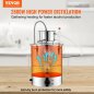 VEVOR Αποστακτήρας Αιθέριων Ελαίων 13L με Θάμπερ & Αντλία Νερού DLNTZLQYYS50LEHB5V2