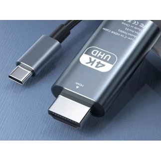 Verk Group Καλώδιο Προσαρμογέα USB-C σε HDMI 4K 1.8m Ιδανικό για Μετάδοση Βίντεο & Ήχου σε Ultra HD! 5907451379639